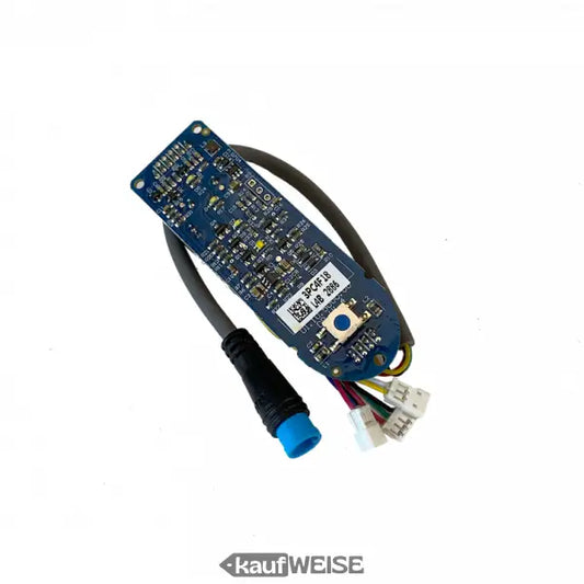 Blaues Leiterplatte mit Kabeln und Steckern für Xiaomi M365 Dashboard Display