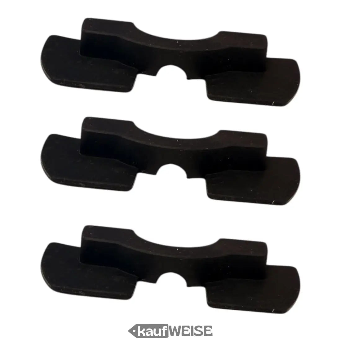 Drei schwarze Gummi-Vibrationsdämpfer für Xiaomi M365/Pro gegen Wackeln