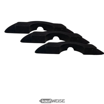 Drei schwarze Gummi-Vibrationsdämpfer für Xiaomi M365/Pro Reifenventile