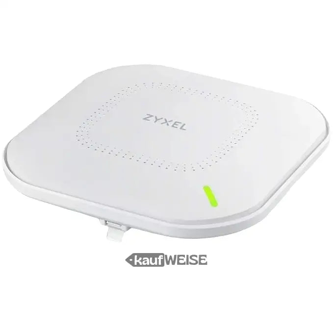 Zyxel NWA110AX WiFi 6 Access Point, weißes Gehäuse mit grüner LED